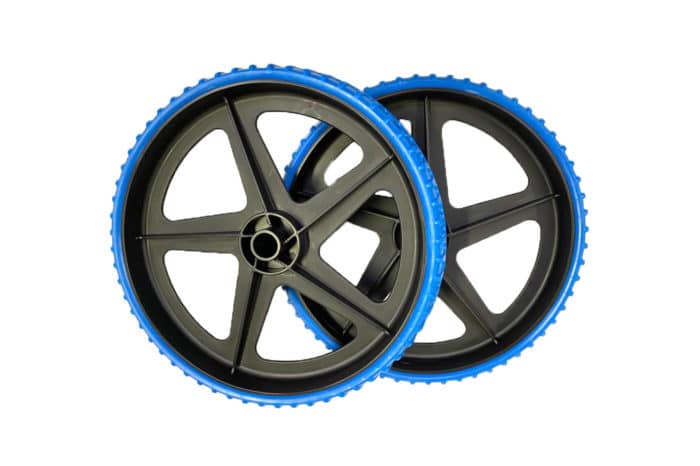 Roues chariots dures